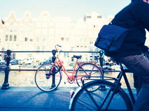 Amsterdam was ranked the most bike-friendly city for two years running by Virgin Travel