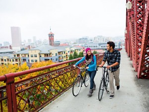 Portland is the only large US city of earn Platinum status from the League of American Bicyclists