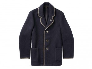 Felted wool coat by YMC, in collaboration with Gloverall, £395