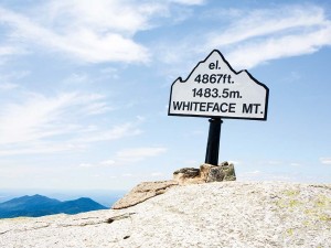 A sign for New York's Whiteface Mountain
