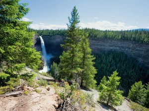 A view from the top: Canada's Helmcken Falls Spray Cave
