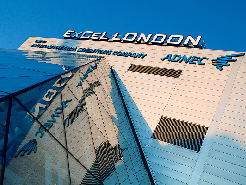 The exterior of ExCeL London: during the course of 2014, the venue will welcome its 20 millionth visitor