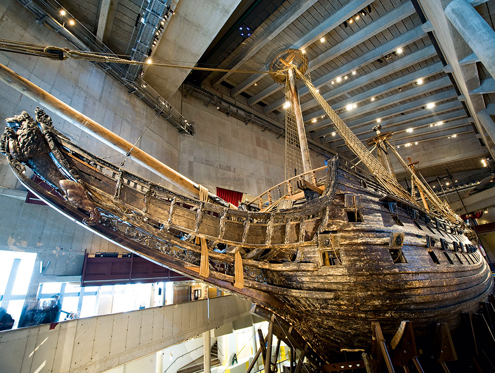 The famous Vasa warship is located at the Moderna Museet - a museum so big it is on its own island! 