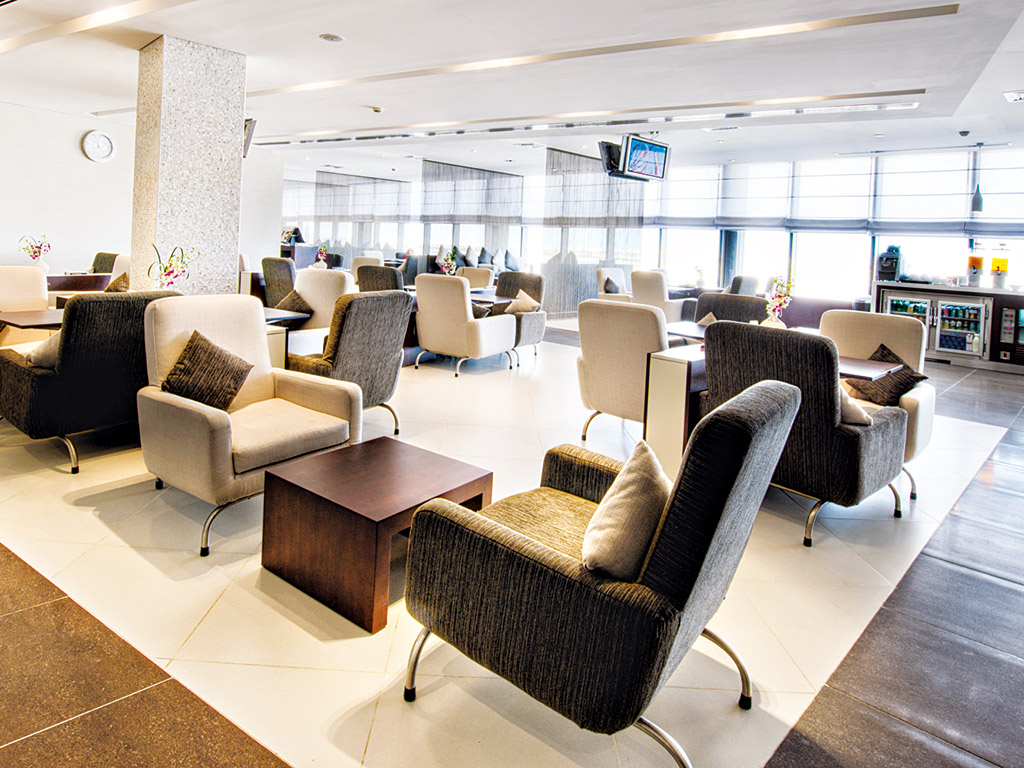 Another of Gulf Air's premium lounges in Bahrain