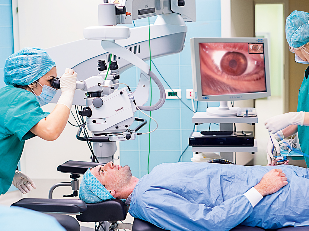 Doctors at the clinic are top specialists in eye treatment