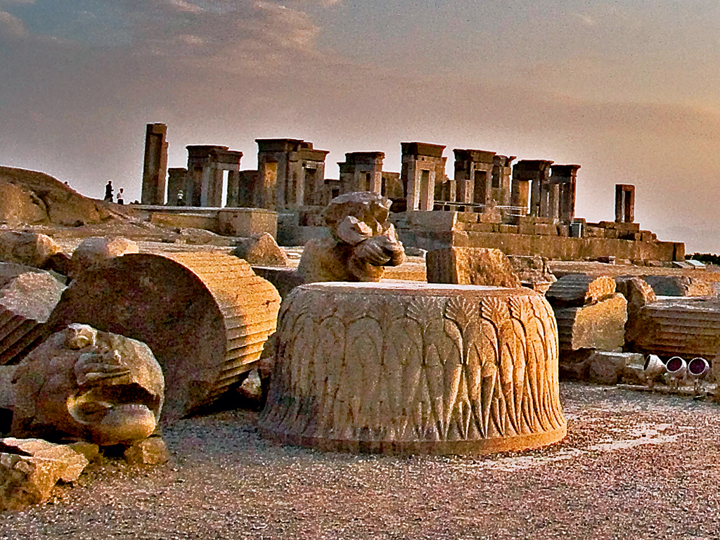 The ruins of Persepolis in Iran's Fars Province