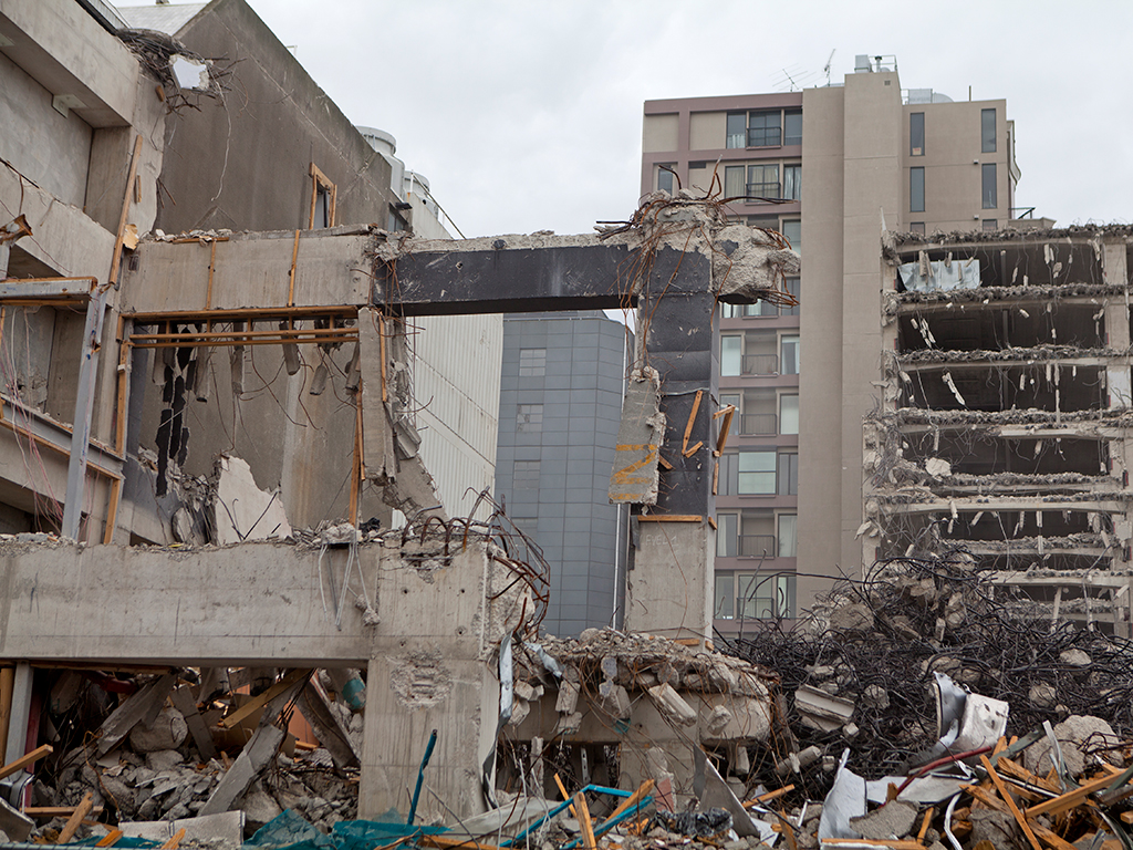 The wreckage from 2011's earthquake in Christchurch