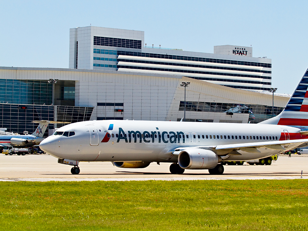 DFW Airport serves as the home of American Airlines