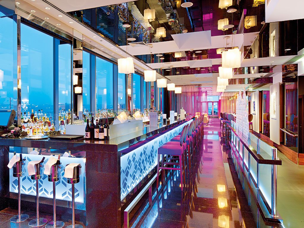 Located 40m above the stunning Vltava River, the Hilton Prague's Cloud 9 Sky Bar and Lounge is Prague’s first true sky bar