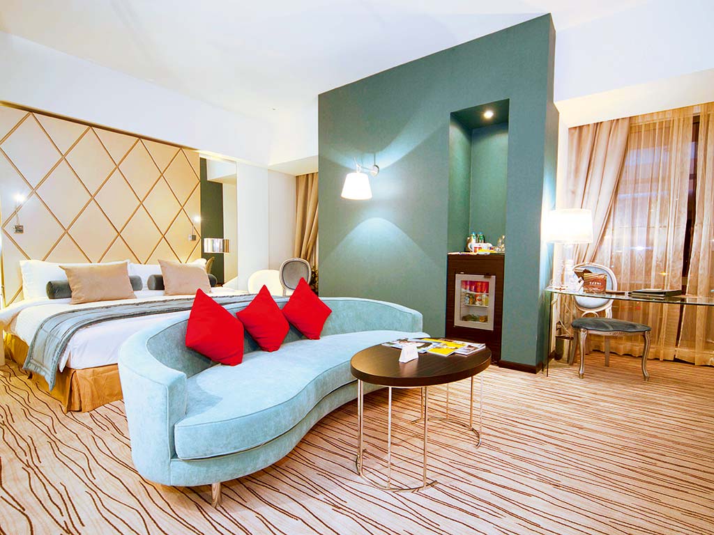 Millennium Hotel Amman guests can home to a little bit of luxury after a hard day's work.