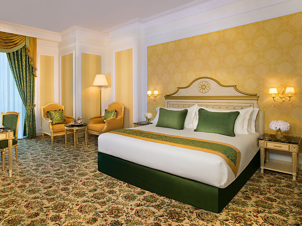 Bedroom suite, The Royal Rose Hotel, Abu Dhabi