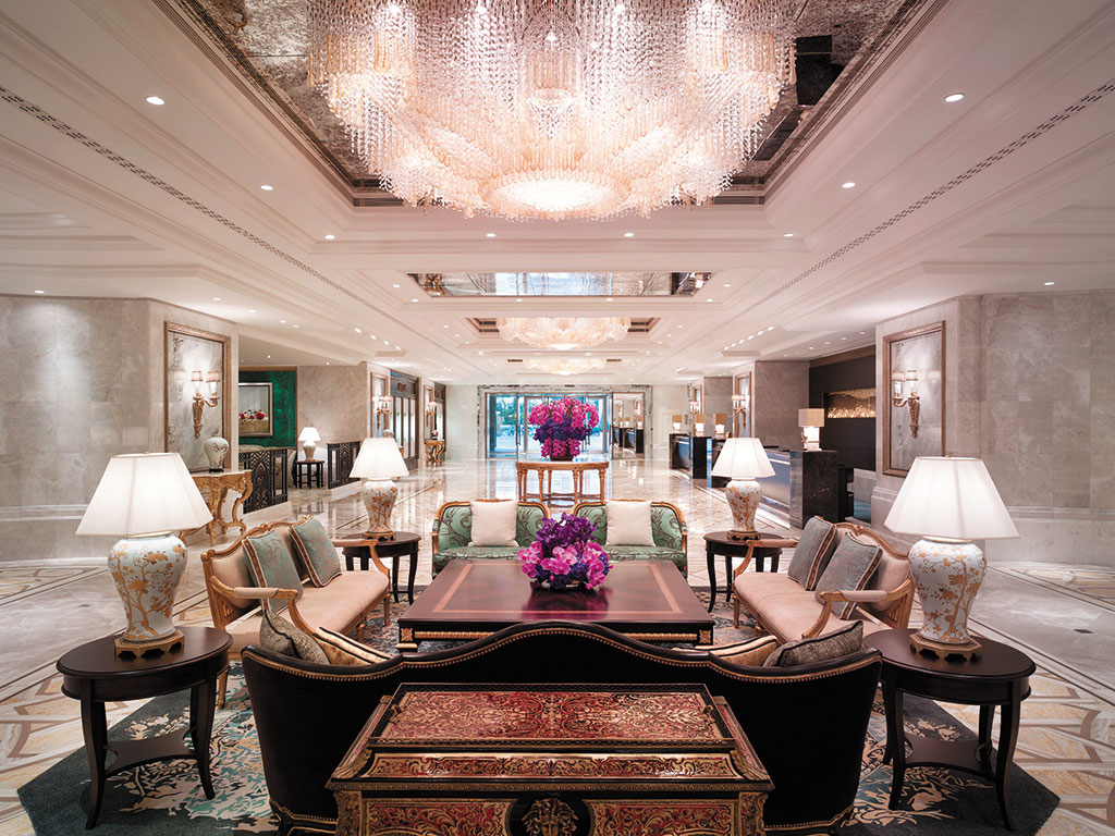 Hotel Lobby in the Shangri La Bosphorus, Istanbul