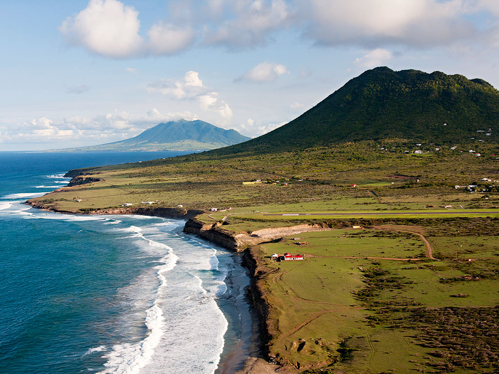 The Caribbean island of St Eustatius offers unspoiled landscapes and peaceful beaches. Credit: Cees Timmers