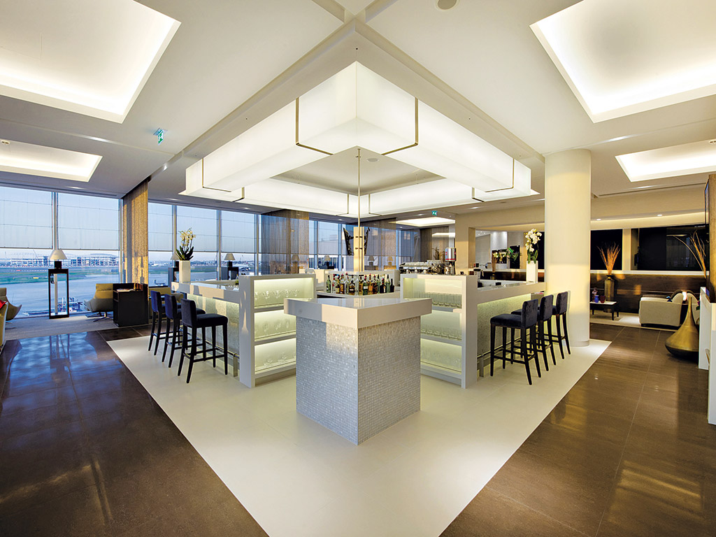 Gulf Air's Heathrow Falcon Gold lounge opened in March 2011