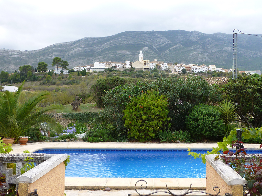 A house with a view: Helen Taylor and Trevor Evan's Spanish property offers stunning scenery, and came at a very affordable price thanks to advantageous exchange rates