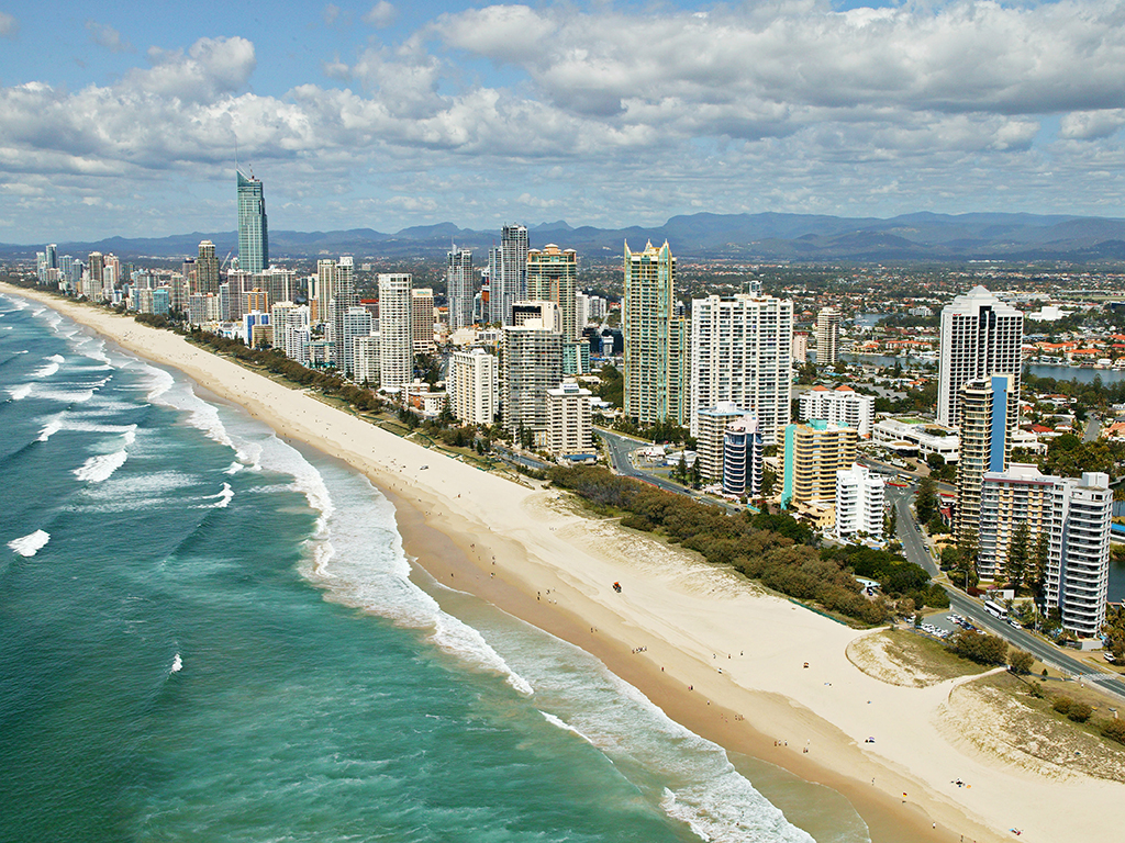 Gold Coast, Queensland, Australia. The country is one of the most popular places to relocate to for Brits