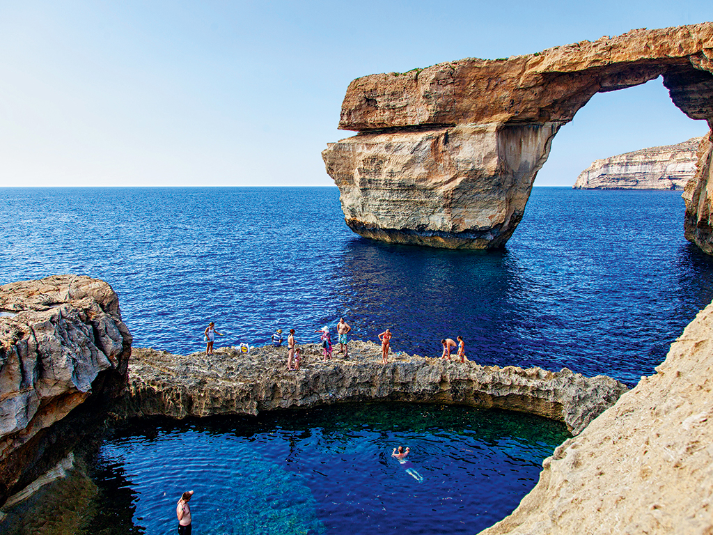 The Azure Window and the Blue Hole, Dwerja (photo by Therese Debono). The stunning scenery provided the backdrop to television series including Game of Thrones