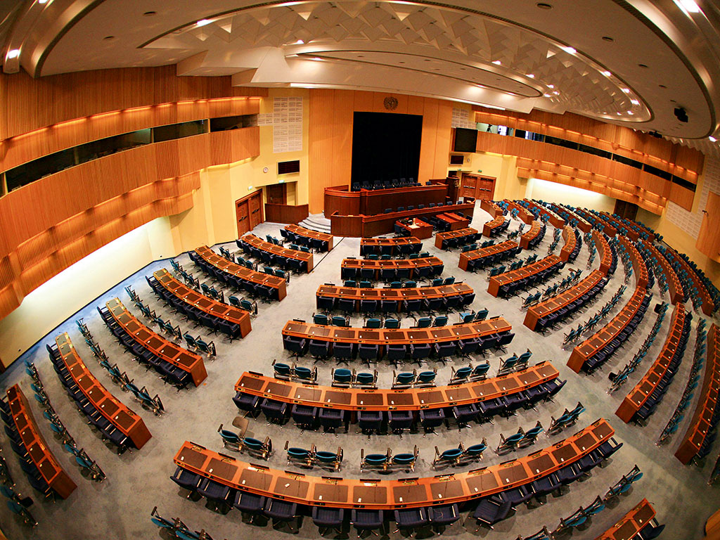 Conference facilities at the UNNCC-AA in Ethiopia. The venue provides the perfect setting for any manner of international meeting