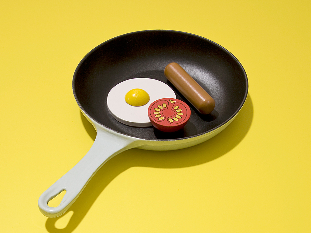 Egged off: Jules Gray has had enough of hotels offering him inadequate breakfasts