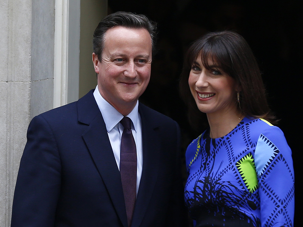 David and Samantha Cameron re-enter 10 Downing Street after the outcome of the 2015 general election. Any political event like this is likely to have a dramatic impact on currency markets
