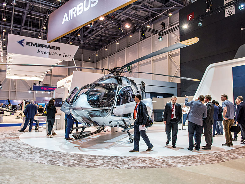EBACE, held in Geneva's Palexpo, brings together people involved in nearly every aspect of business aviation