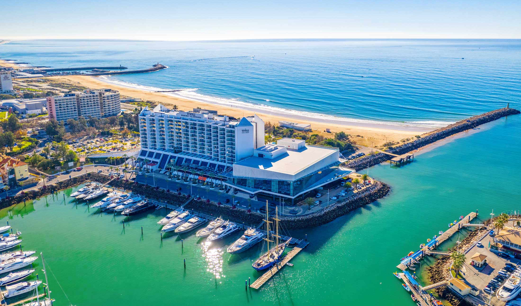 Aerial view of Tivoli Marina Vilamoura, Algarve Resort